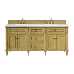 Lorelai 72" Double Vanity, Light Natural Oak