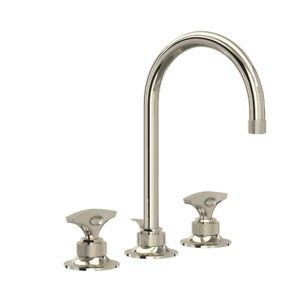 ROHL Graceline® Widespread Lavatory Faucet With C-Spout In Polished Nickel