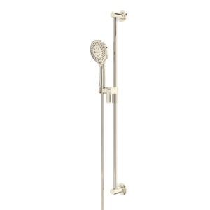 Riobel Handshower Set With 36″ Slide Bar and 5-Function Handshower In Polished Nickel