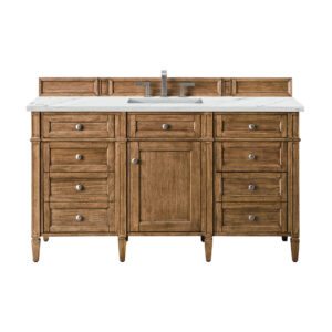 Brittany 60" Single Vanity, Saddle Brown