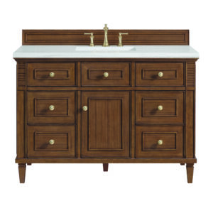 Lorelai 48" Single Vanity, Mid-Century Walnut