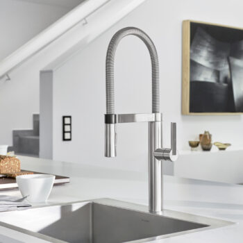 Blanco Blancoculina Semi-Pro Pull-Down Dual-Spray Kitchen Faucet 1.8 GPM - Chrome - Image 8