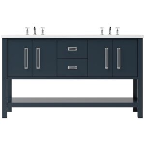 Vander 72″ Kiawah Double Bath Vanity In Hague Blue