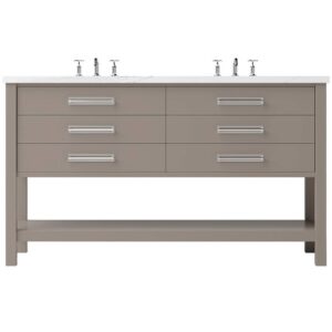 Vander 72″ Kiawah Double Drawer Bath Vanity In Taos Taupe