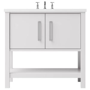 Vander 48″ Kiawah Single Bath Vanity In Strong White
