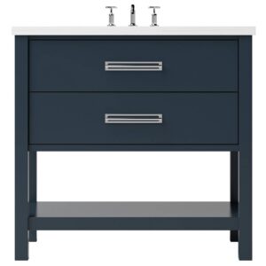 Vander 48″ Kiawah Two-Drawer Single Bath Vanity In Hague Blue