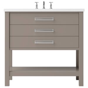 Vander 48″ Kiawah Three-Drawer Single Bath Vanity In Taos Taupe