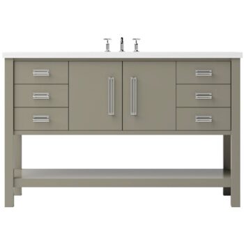 Vander 60" Kiawah Single Extra Wide Bath Vanity In French Olive
