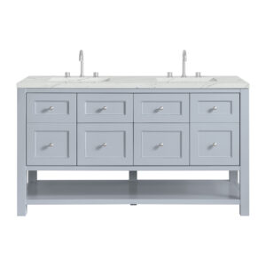 Breckenridge 60" Double Vanity, Serenity Blue