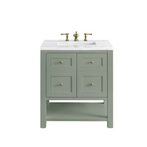 Breckenridge 30" Single Vanity, Smokey Celadon