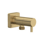 ROHL Handshower Outlet With Integrated Volume Control In Antique Gold