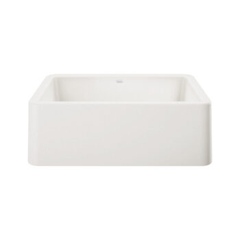 Blanco Ikon SILGRANIT 30" Single Bowl Apron-Front Farmhouse Sink - White
