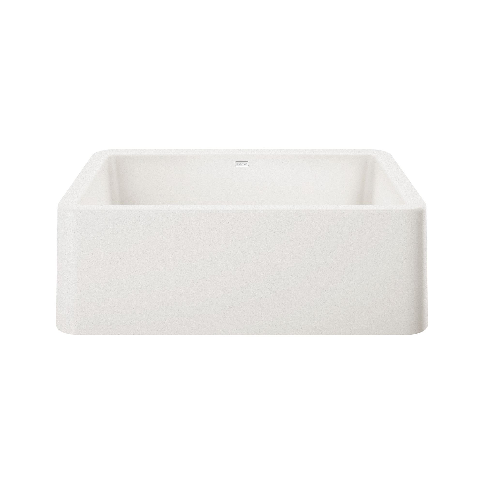 Blanco Ikon SILGRANIT 30" Single Bowl Apron-Front Farmhouse Sink - White
