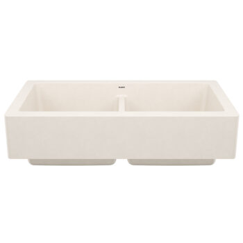 Blanco Vintera SILGRANIT 33" Double Bowl Apron-Front Farmhouse Sink - Soft White