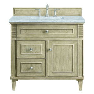 Lorelai 36" Single Vanity, Whitewashed Oak