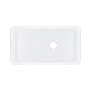 Rohl Allia™ 34” Fireclay Single Bowl Undermount Kitchen Sink