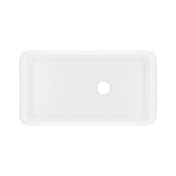 Rohl Allia™ 34'' Fireclay Single Bowl Undermount Kitchen Sink