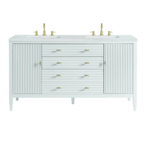 Myrrin 60" Double Vanity, Bright White