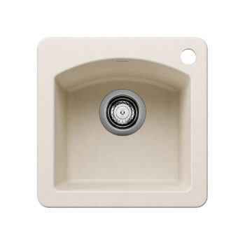 Blanco Diamond SILGRANIT 15" Dual Mount Bar Sink - Soft White