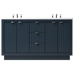 Vander 72″ LeCrieú Double Bath Vanity In Hague Blue