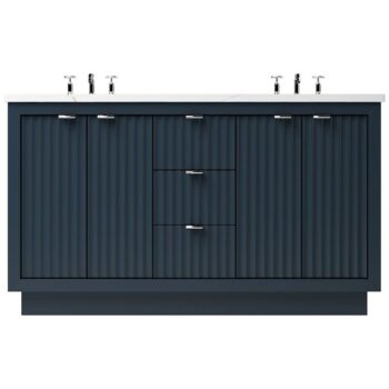 Vander 72" LeCrieú Double Bath Vanity In Hague Blue