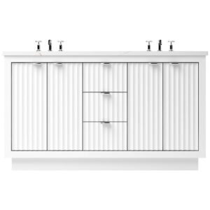 Vander 72″ LeCrieú Double Bath Vanity In Pure White