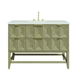 Emmeline 48" Single Vanity, Pebble Oak