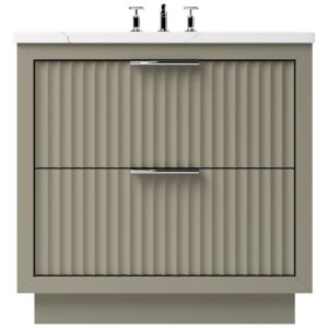 Vander 48″ LeCrieú Two-Drawer Single Bath Vanity In French Olive