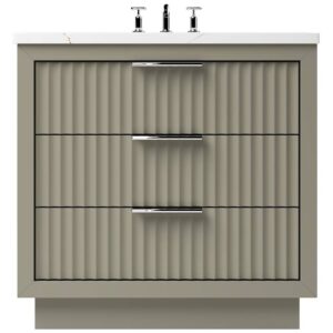 Vander 48″ LeCrieú Three-Drawer Single Bath Vanity In French Olive