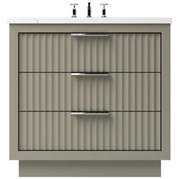 Vander 42" LeCrieú Three-Drawer Single Bath Vanity In French Olive