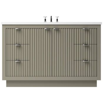 Vander 60" LeCrieú Single Extra Wide Bath Vanity In French Olive
