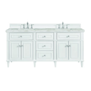 Lorelai 72" Double Vanity, Bright White