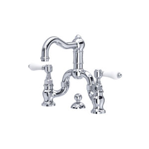 ROHL Acqui® Bridge Lavatory Faucet In Polished Chrome