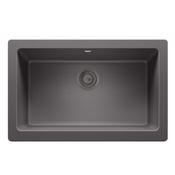 Blanco Color-Coordinated Metal Disposal Flange - Cinder - Image 2