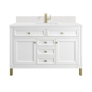 Chicago 48" Single Vanity, Glossy White