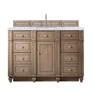 Bristol 60" Single Vanity, Whitewashed Walnut