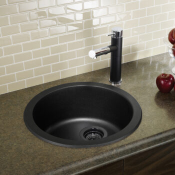 Blanco Rondo SILGRANIT 18" Dual Mount Bar Sink - Anthracite - Image 3