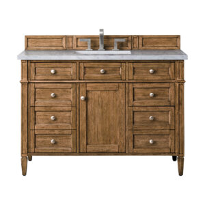 Brittany 48" Single Vanity, Saddle Brown