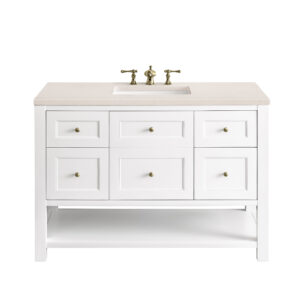 Breckenridge 48" Single Vanity, Bright White