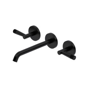 ROHL Amahle™ Wall Mount Lavatory Faucet Trim In Matte Black