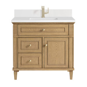 Lorelai 36" Single Vanity, Light Natural Oak