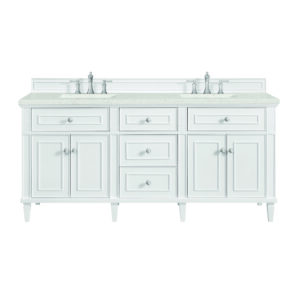 Lorelai 72" Double Vanity, Bright White