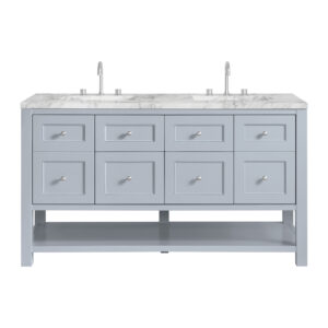 Breckenridge 60" Double Vanity, Serenity Blue