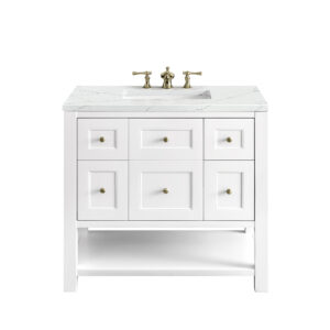Breckenridge 36" Single Vanity, Bright White