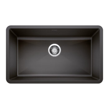 Blanco Precis SILGRANIT 32" Super Single Undermount Kitchen Sink - Anthracite