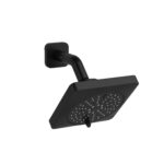 Riobel 5" 6-Function Showerhead With Arm In Black