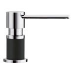 Blanco Lato Soap Dispenser - Chrome/Coal Black
