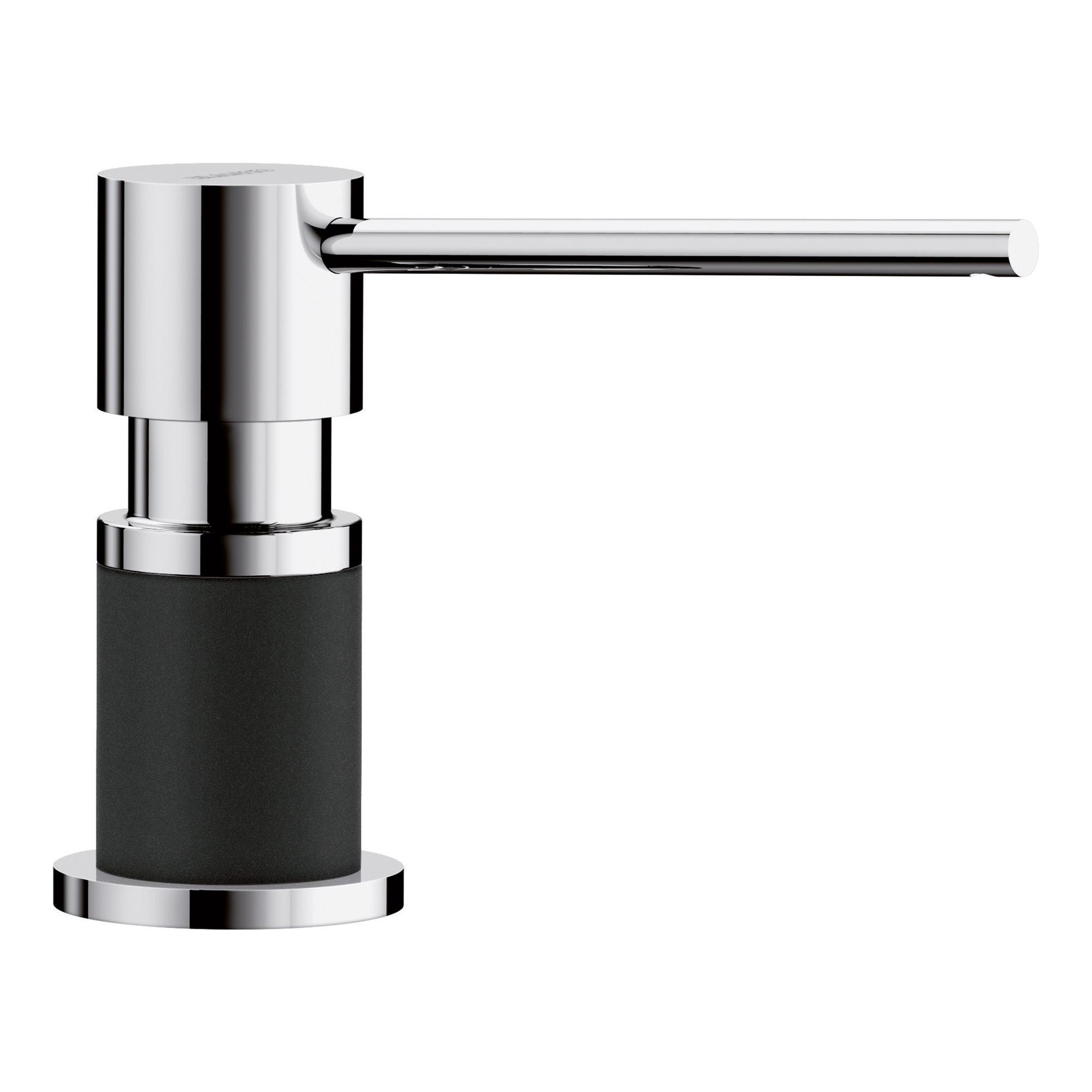 Blanco Lato Soap Dispenser - Chrome/Coal Black