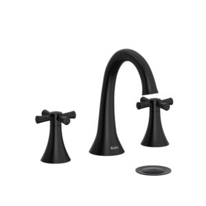 Riobel Edge™ Widespread Lavatory Faucet In Black