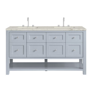 Breckenridge 60" Double Vanity, Serenity Blue